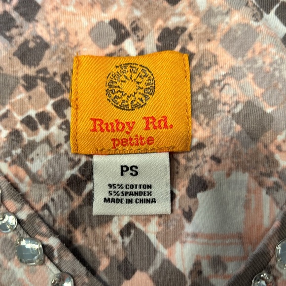 Ruby Rd. Women's Top Size PS - Picture 2 of 5